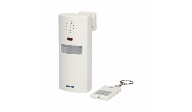 ORNO ALARM WITH BUILT-IN SIREN CONTROLLED BY REMOTE CONTROL