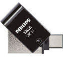 PHILIPS USB 3.1 / USB-C Flash Drive Midnight black 32GB