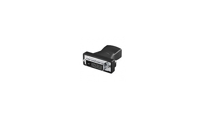 "LogiLink HDMI > DVI-D 24+1 (BU-ST) Adapter Schwarz"