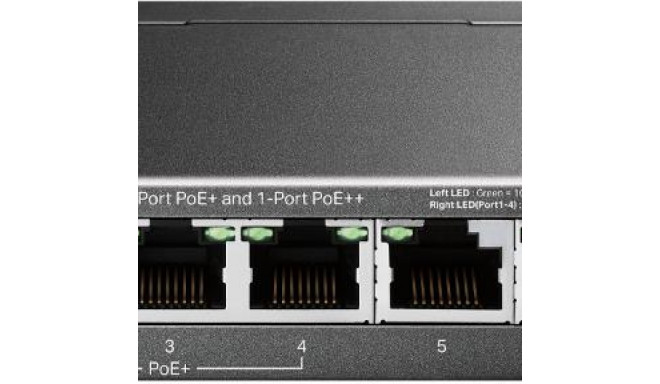 Switch|TP-LINK|TL-SG1006PP|Desktop/pedestal|6x10Base-T / 100Base-TX / 1000Base-T|PoE+ ports 4|TL-SG1