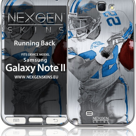 Nexgen Skins - Zestaw skórek na obudowę z efektem 3D Samsung GALAXY Note 2 (Running Back 3D)