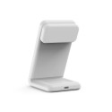 Crong MagSpot Pivot Stand - MagSafe charger for iPhone, Apple Watch and AirPods (White)
