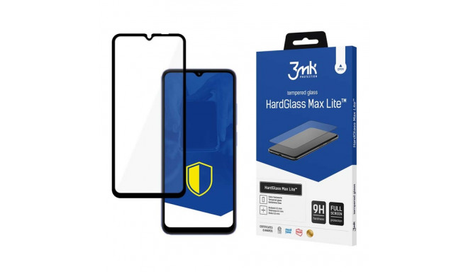 3mk HardGlass Max Lite - Szkło hartowane do Xiaomi Redmi 12C (Czarny)
