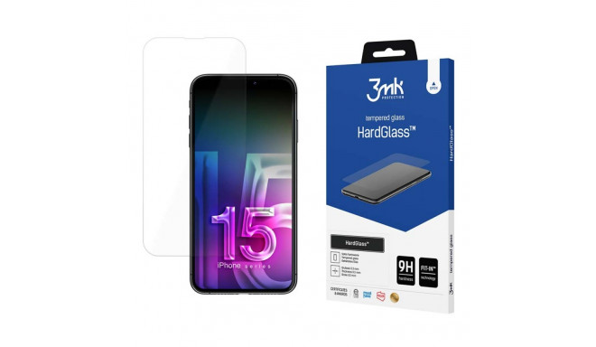 3mk HardGlass - Szkło hartowane do iPhone 15 Pro Max
