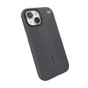 Speck Presidio2 Grip ClickLock & MagSafe - Case for iPhone 15 / iPhone 14 / iPhone 13 (Charcoal Grey