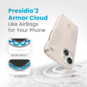 Speck Presidio2 Grip ClickLock & Magsafe - Case for iPhone 15 / iPhone 14 / iPhone 13 (Bleached Bone