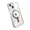 Speck Presidio Perfect-Clear Grip ClickLock & MagSafe - Case for iPhone 15 / iPhone 14 / iPhone 13 (