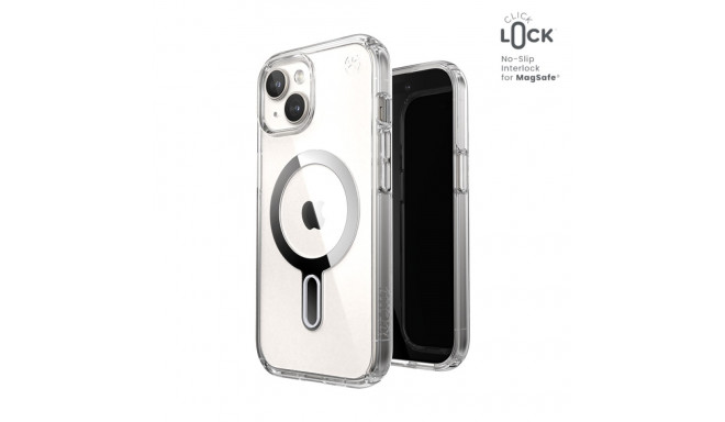Speck Presidio Perfect-Clear ClickLock & MagSafe - Etui iPhone 16e / iPhone 15 / iPhone 14 / iPhone 