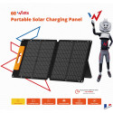 Wonder Ws60 - 60W solar panel with USB-C PD 30W & USB-A QC 18W output (Black)