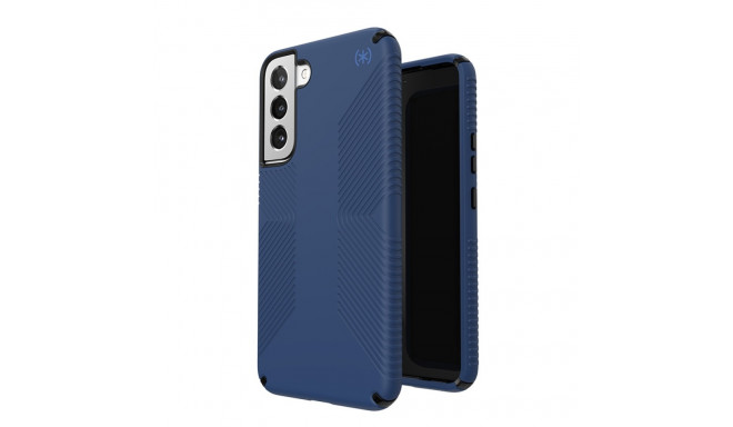 Speck Presidio2 Grip - Etui Samsung Galaxy S22+ z powłoką MICROBAN (Coastal Blue/Black)