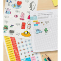 BT21 - Calendar for the school year 2021/2022 (blue)