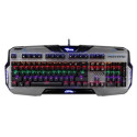 E-BLUE Mazer Mechanical 729 Keyboard, Gaming, Black, Wired (USB), US, Mechanical, Illuminated, Blue 