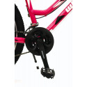 BICYCLE MTB WX100 R:26" F:18"/PINK/WHITE/BLACK WHISPER