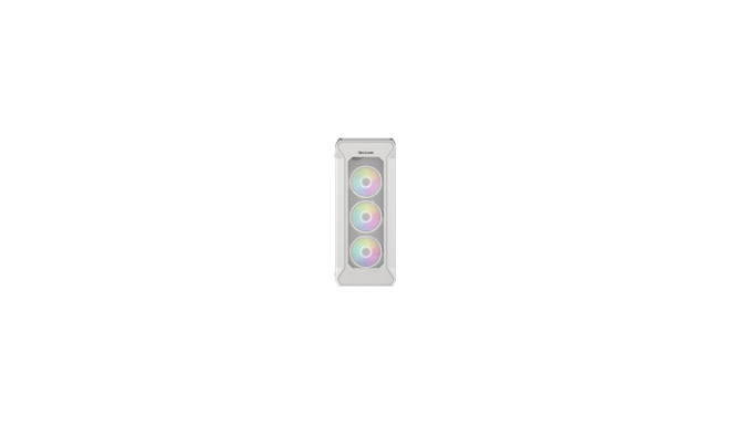 NATEC GENESIS PC korpus Irid 505 ARGB valge midi tower
