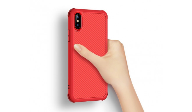 Devia Shark1 Shockproof Case iPhone XS Max (6.5) red