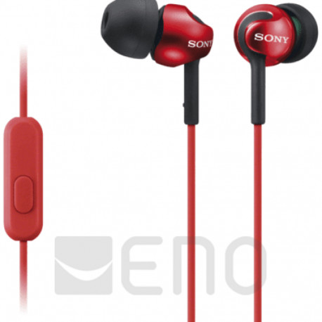 Sony kõrvasisesed kõrvaklapid MDR-EX110APR 3,5mm, punane