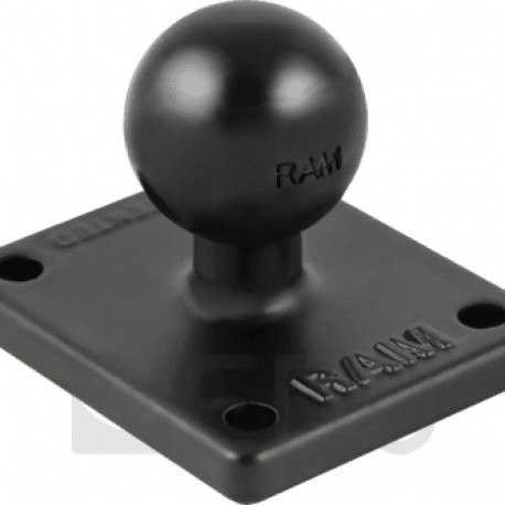 RAM Mounts alusplaat ristkülikukujuline 2x1,7'' B-kuul 1'' AMPS-muster