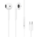 Dudao in-ear headphones with USB Type-C connecto White