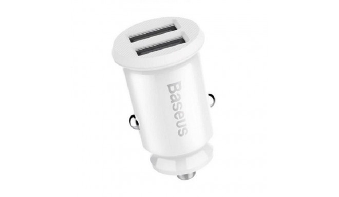 BASEUS car charger 2 x USB A 3.1A CCALL-ML02 white