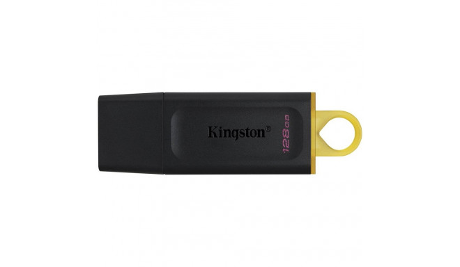 Kingston mälupulk 128GB USB 3.2 Gen1 DataTraveler Exodia, must/kollane