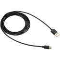 CANYON UC-2, Type C USB 2.0 standard cable, Power & Data output, 5V 1A, OD 3.2mm, PVC Jacket, 2m, bl