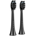 AENO Replacement toothbrush heads, Black, Dupont bristles, 2pcs in set (for ADB0004/ADB0006 and ADB0