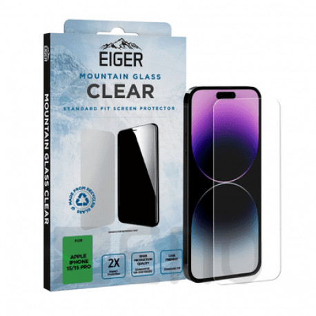 Eiger SP Mountain Glass Clear iPhone 16/15/15 Pro
