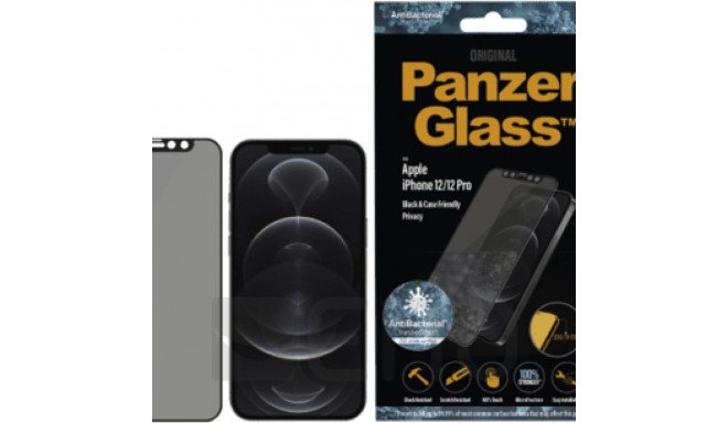PanzerGlass kaitseklaas SP iPhone 12/12 Pro CF E-to-E Privacy, must