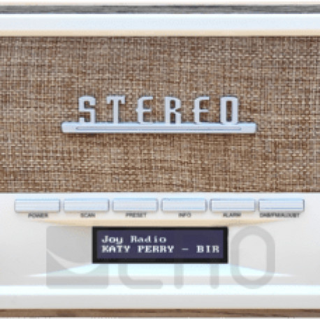 Denver digiraadio DAB-18LW, hele puiduimitatsioon