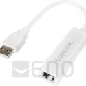 LogiLink USB 2.0/Fast-Ethernet-Adapter weiß