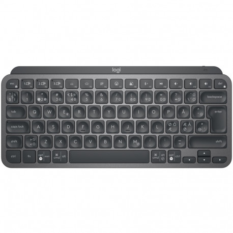 Klaviatuur Logitech MX Keys Mini for Business Wireless Bluetooth Graphite/must PAN-Nordic, Li-Poly a