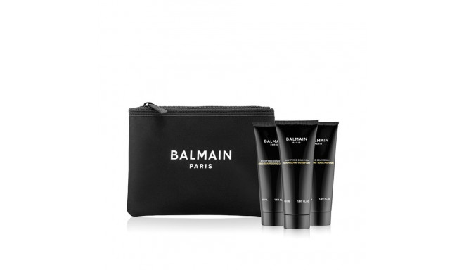 BALMAIN HAIR juukseid tihendav reisikomplekt meestele / Homme Hair Care Travel Giftset Black