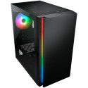 COUGAR | Purity RGB Black | PC Case | Mini Tower / TG Front Panel with ARGB strip / 1 x ARGB Fan / 3
