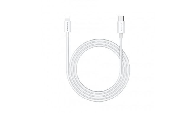 Riversong cable Lotus 08 USB-C - Lightning 1,0m 3A light grey CL76