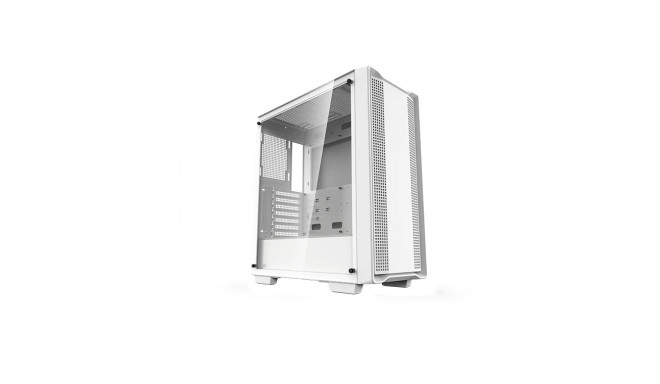 Deepcool MID TOWER CASE CC560 WH Limited Side window White Mid-Tower Power supply included No