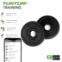 Kummist raskuskettad TUNTURI Rubber Plates 0.5kg (paar)