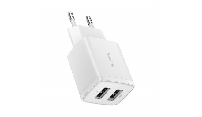 Baseus Compact Charger 2U 10.5W EU White