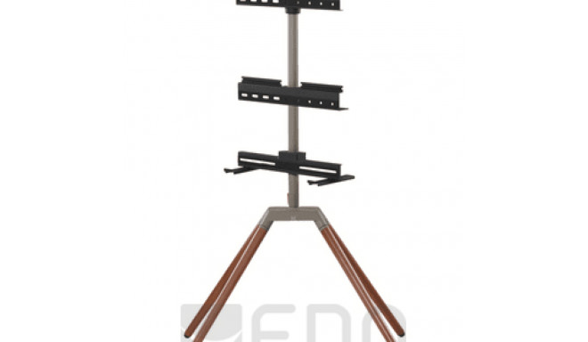 One for All 70'' Quadpod TV Stand Turn 360 dark