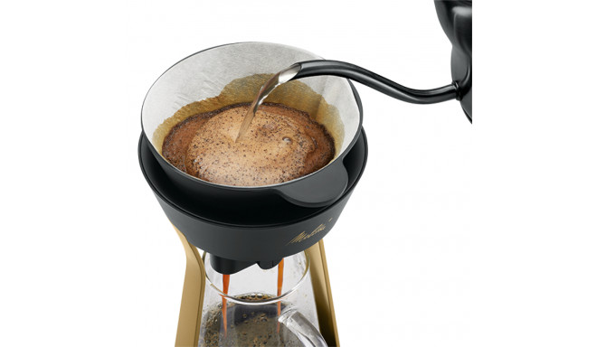 MELITTA AMANO pour over filter coffee maker, gold