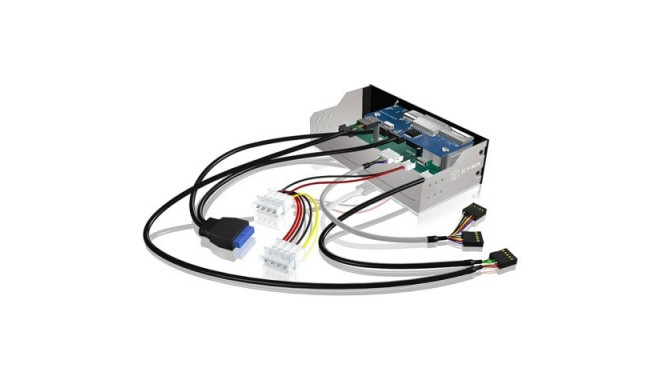 CardReader 13,3cm (5,25'') ICY BOX 60in1 2xUS