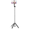 HOCO selfie stick fourpod with bluetooth remote control Wave K18 black