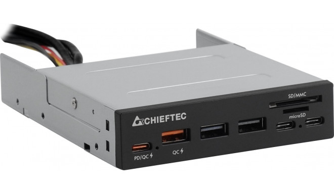 Chieftec Front panel 3x USB + 3x USB-C + card reader (CRD-908H)