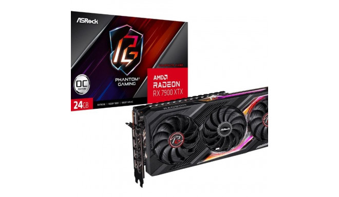 ASRock videokaart Radeon RX 7900 XTX PHANTOM Gaming 24GB OC GDDR6 384bit