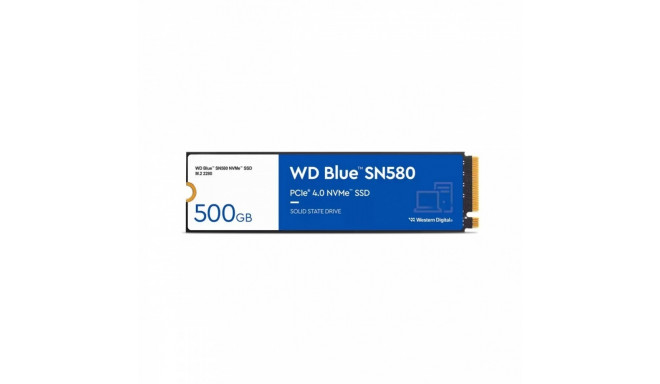 SSD drive WD Blue 500GB SN580 NVMe M.2 PCIe Gen4 2280 - SSD seadmed ...