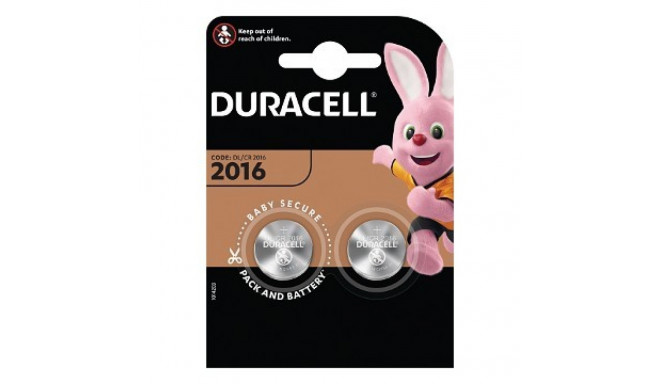 CR2016 batteries, blister 2 pieces