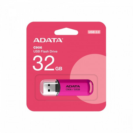 Adata mälupulk C906 32GB USB 2.0, roosa