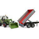 Fendt Vario 211 tractor with front loader and tipper