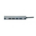 USB-C Metal Nano docking station 2x HDMI Display + Power Delivery 100W