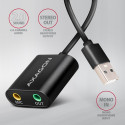 AXAGON ADA-12, USB 2.0 external sound card 16b