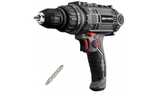 300W Graphite 10mm isekinnituva padruniga puur-kruvikeeraja kandekohvriga